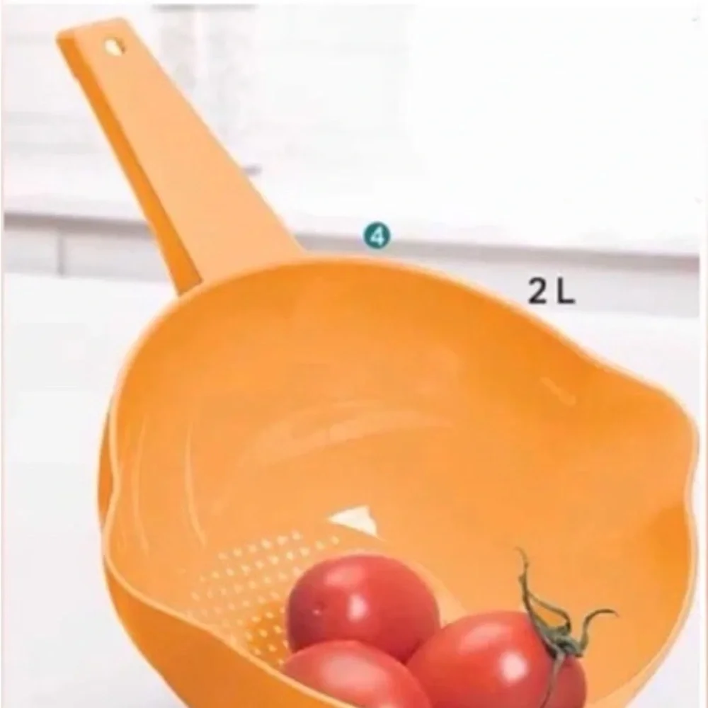 Orange Kitchen Strainer